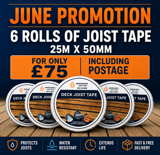 June PROMO Box of 6 - Joist Tape 50mm x 25m