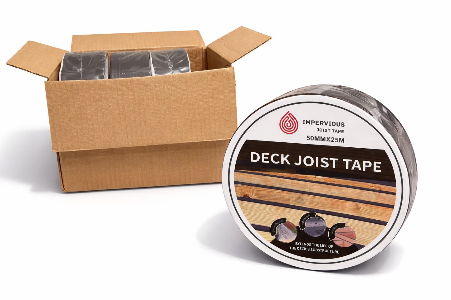 Box of 4 (25m x 50mm)
