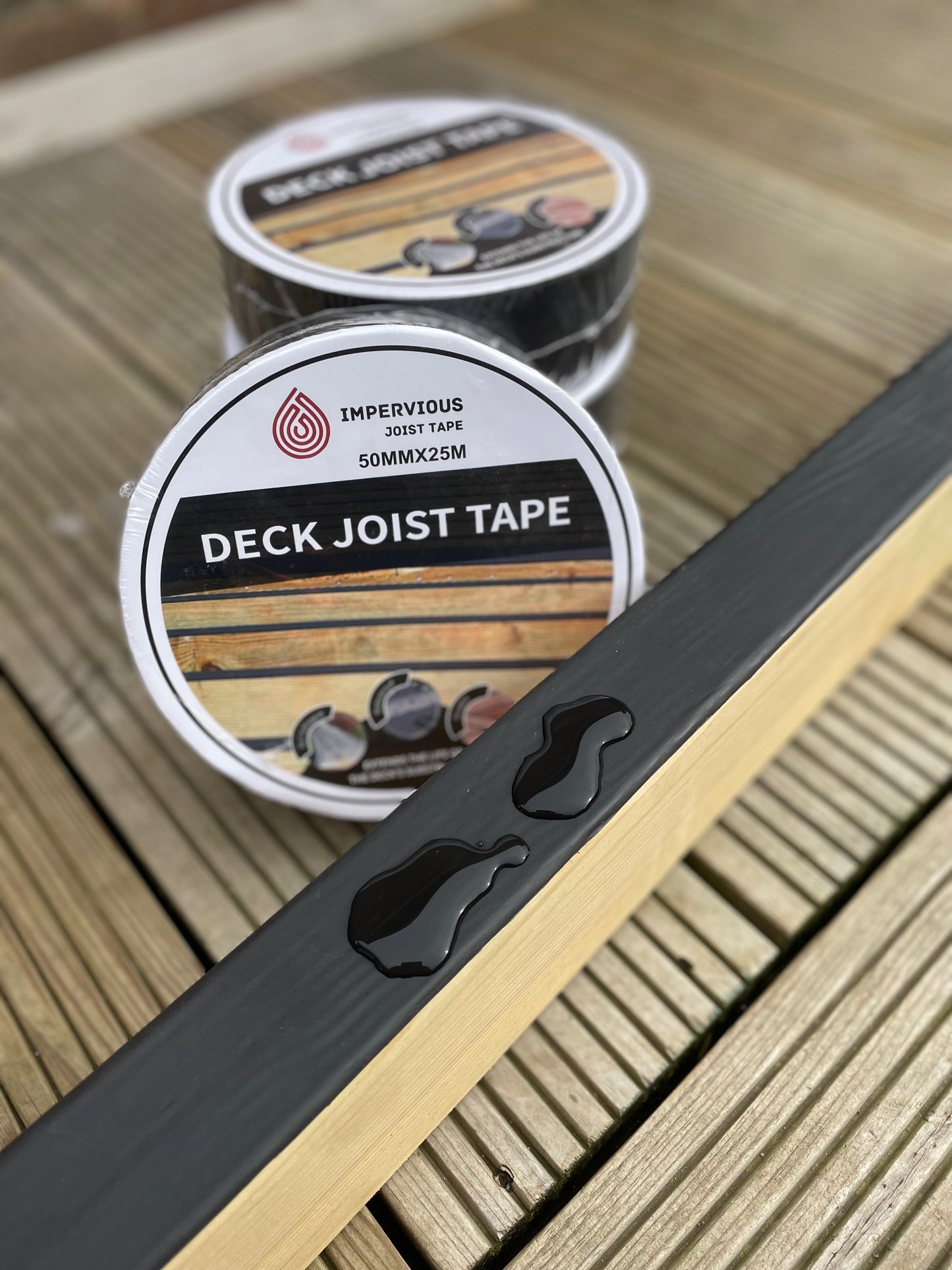 25m x 50mm Decking Joist Tape